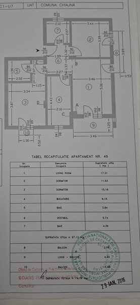 Militari Residence, 3 camere decomandat, 74 mp, complex Elitte Residence.